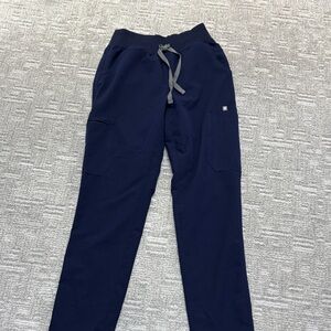 Figs Navy Yola High waisted 2.0 skinny scrub pants
